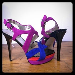 Final price!! Jessica Simpson JP color block heels